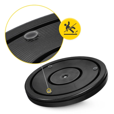 Disc rotativ cu benzi elastice pentru exercitii fizice