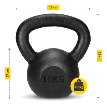 Kettlebell greutate din fontă 10 kg