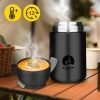 Termos pentru prânz din oțel inoxidabil 720 ml negru