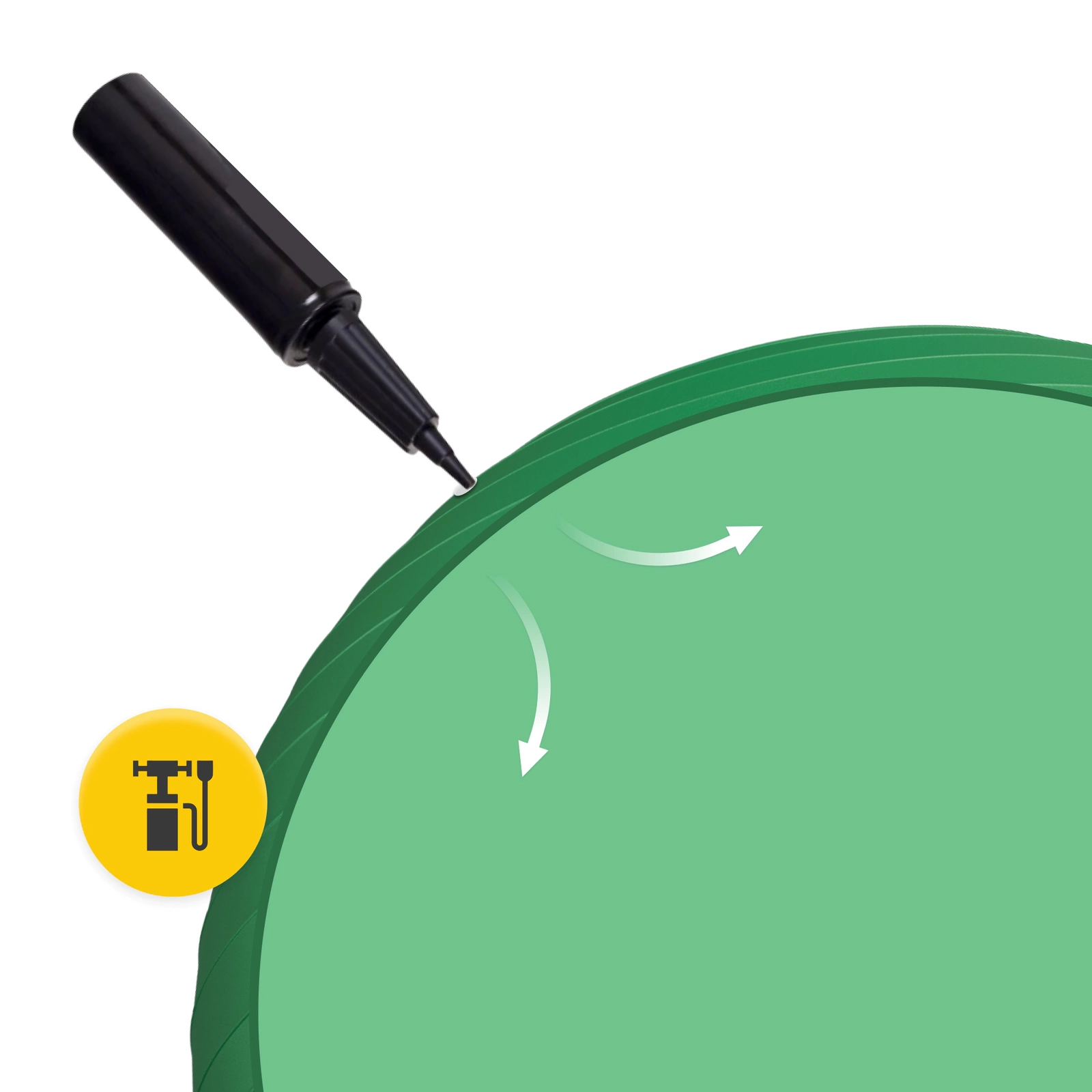 Minge de gimnastică gonflabilă 75 cm