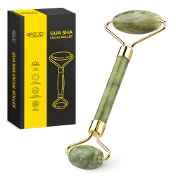 Roller facial natural din jad verde