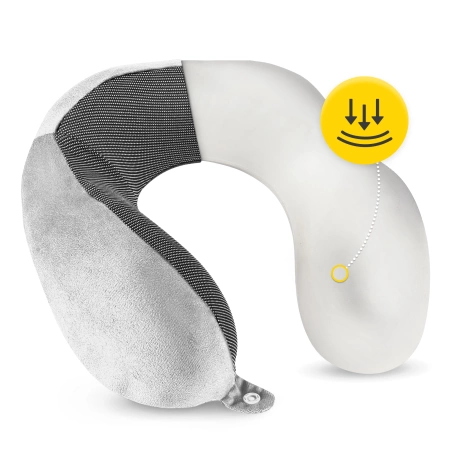 Pernă de calatorie pentru gât, din spumă, cu memorie