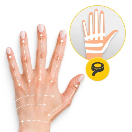 Banda kinesiologică SPORT TAPE 9,1 m × 3,8 cm