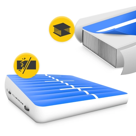 Pistă acrobatică AIR MAT PRO 10 x 2 x 0,3 m + pompă