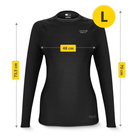 Set de îmbrăcăminte termică unisex – set negru 5-în-1, mărime L