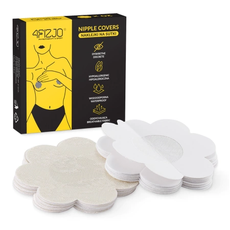 Set plasturi pentru mameloane flori de bumbac