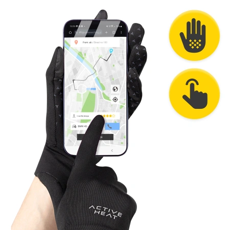 Mănuși termice - mărime S/M, negru