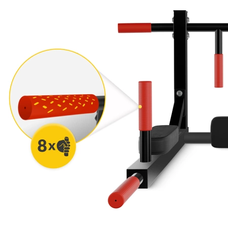 Bară de tracțiune 2 în 1 montată pe perete