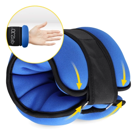 Greutăți pentru glezne și încheieturi 2 x 3 kg