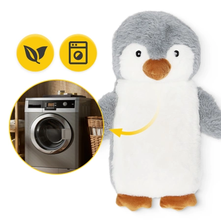 Pernă cu apă caldă cu husă PINGUINUL 0,75 L
