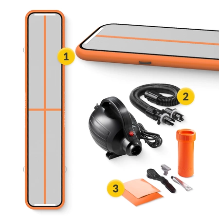 Pistă acrobatică AIR MAT 5 x 1 x 0,15 m