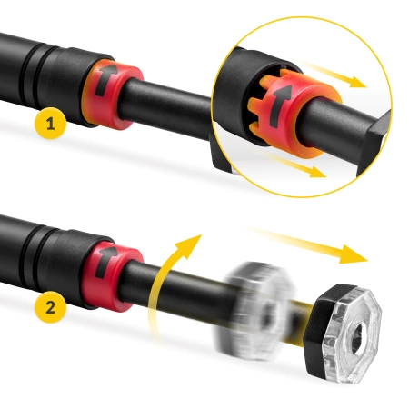 Bară extensibilă pentru tracțiuni