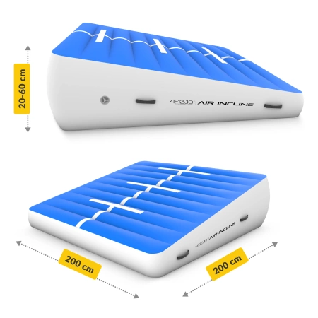 Pistă acrobatică AIR MAT PRO 10 x 2 x 0,3 m + pompă