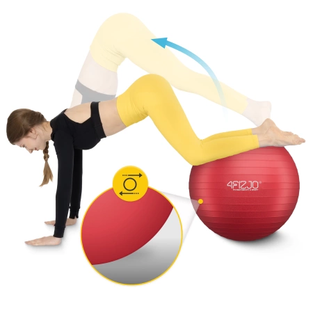 Minge gonflabilă de gimnastică pentru fitness 75 cm