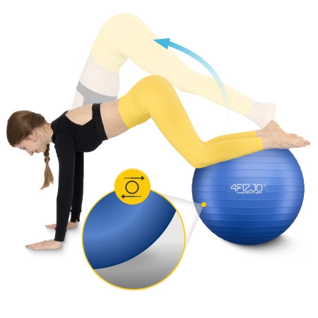 Minge gonflabilă de gimnastică pentru fitness 75 cm