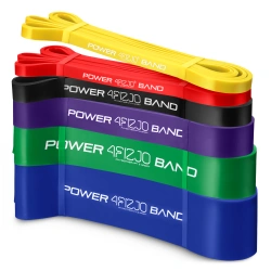 Set de 6 elastice de rezistență POWER BAND
