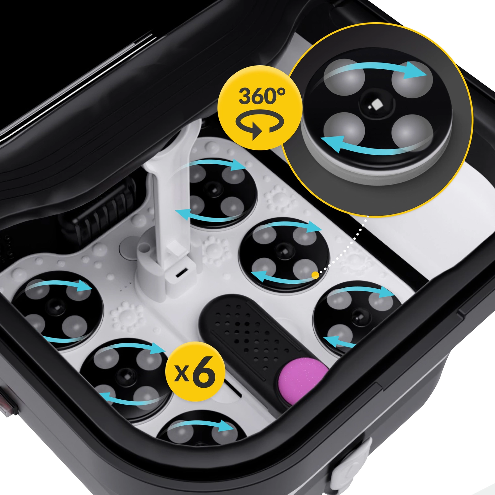 Masaj cu apă pentru picioare și picioare EVO+