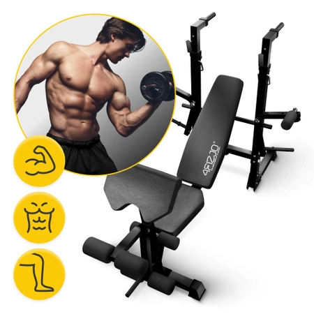 Bancă de antrenament multifuncțională cu suport ULTRA