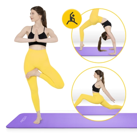 Saltea fitness pentru yoga NBR 1 cm