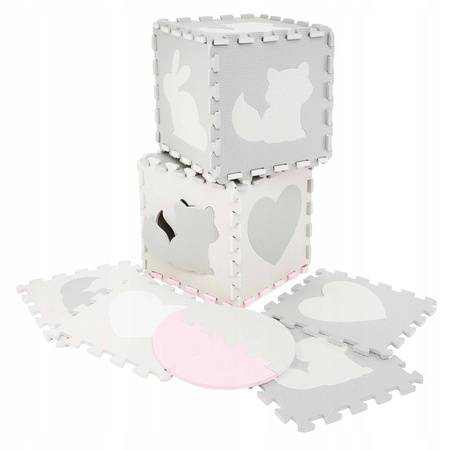 Set de puzzle din spumă 120x120 - „Animale”