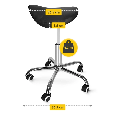 Scaun pivotant de tip șa pentru masaj ERGO