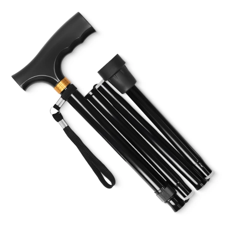 Baston pliabil cu mâner din lemn