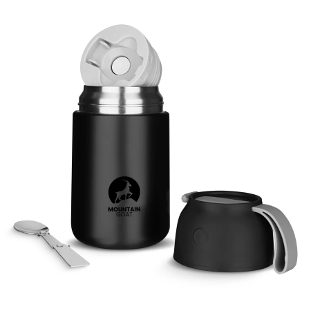 Termos pentru prânz din oțel inoxidabil 720 ml negru