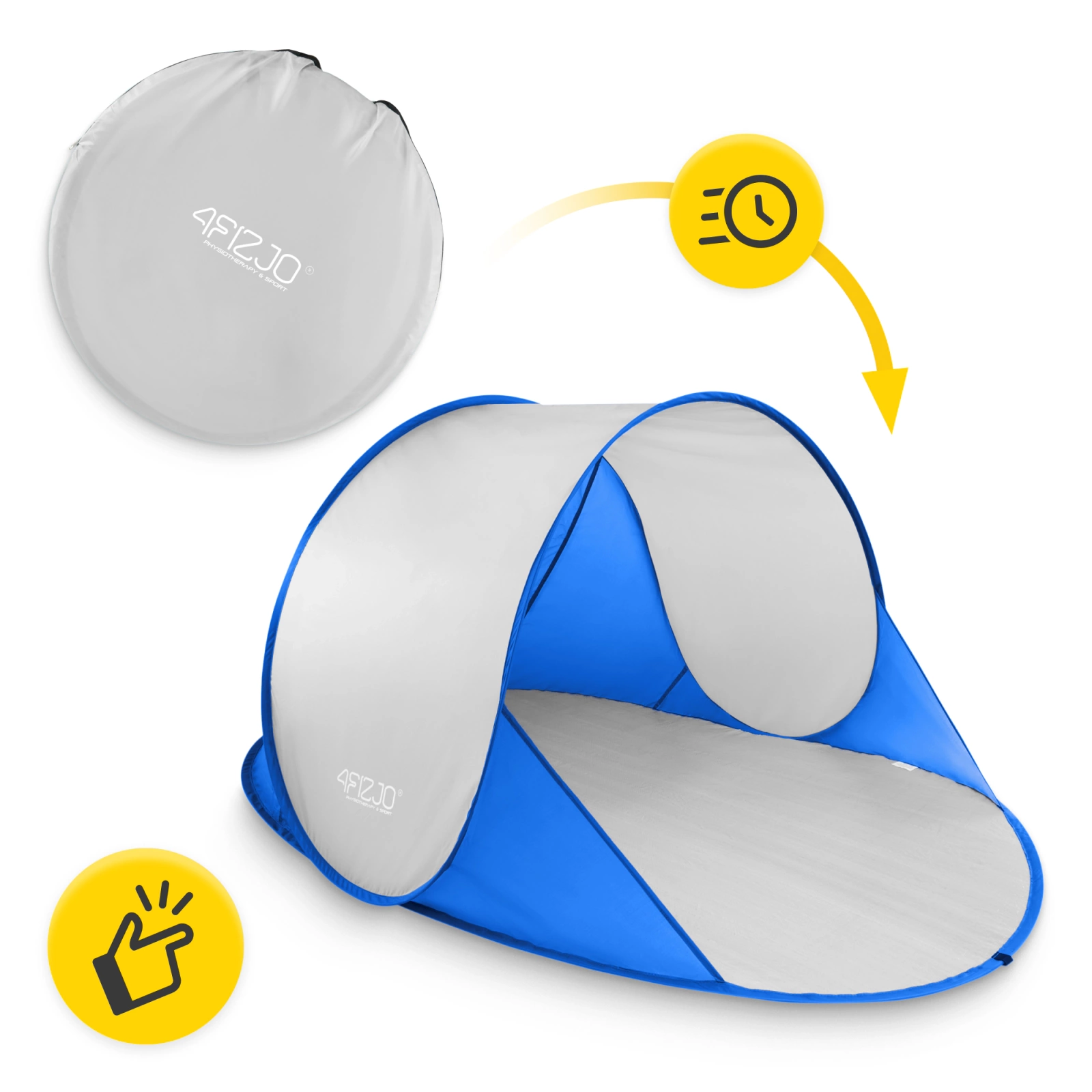 NAMIOT PLAŻOWY SAMOROZKŁADAJĄCY OPAKOWANIE UCHWYT OCHRONA NAMIOT DZIECIĘCY OGRODOWY ROZKŁADANY