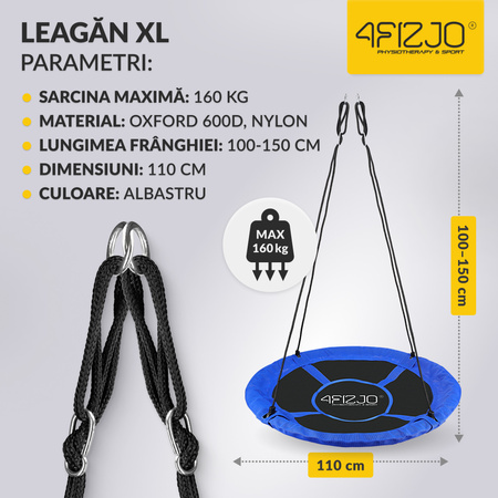 Leagăn de grădină pentru copii XL 110 cm