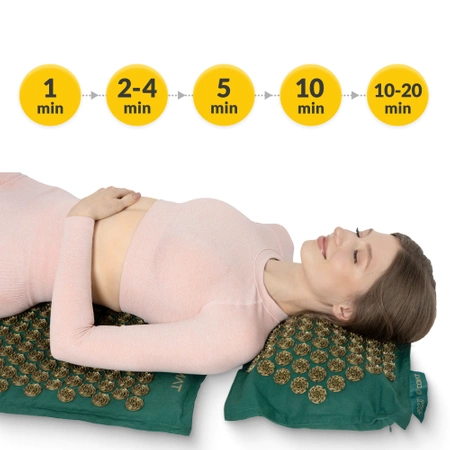 Covoraș de presopunctură ECO cu coji de hrișcă și nucă de cocos