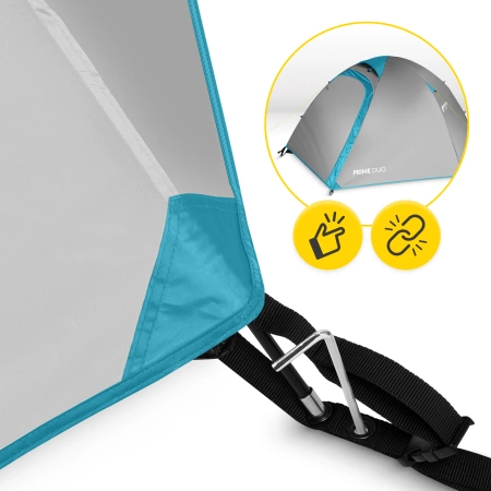 Cort turistic PRIME DUO MOUNTAIN GOAT gri