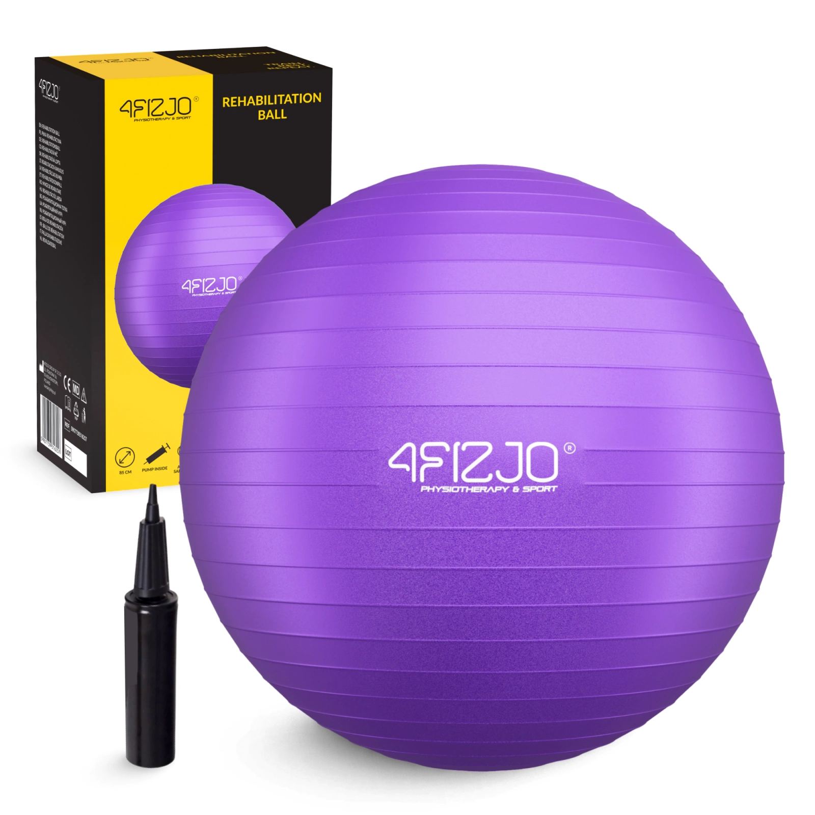 Minge gonflabilă de gimnastică pentru fitness 85 cm