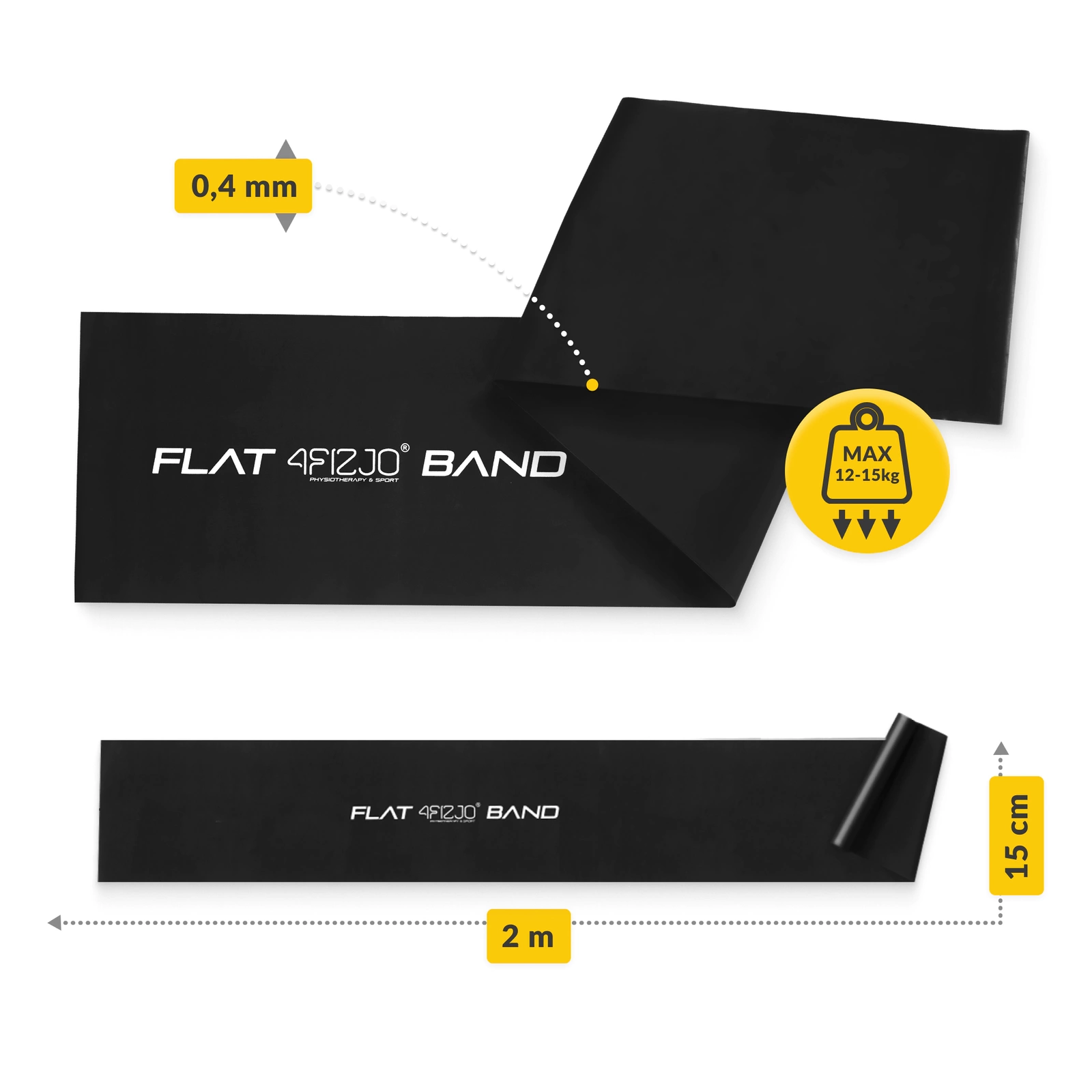 Bandă de reabilitare FLAT BAND 12-15 kg (5/7)