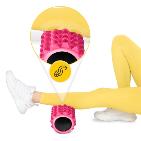 Role de masaj cu crampoane CROSSFIT EVA 33CM