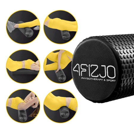 Roller de masaj cu proeminențe CARE+ 90 cm Negru