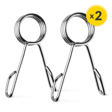 Clemă cu arc pentru halteră olimpică 50 mm 2 buc.