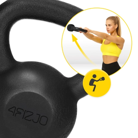 Kettlebell greutate din fontă 12 kg