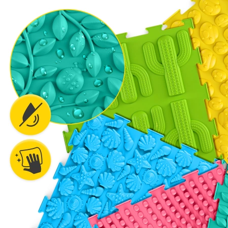 Covoraș ortopedic senzorial pentru copii 6 piese