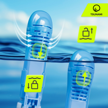 Mască de scufundare pentru copii RECHIN TSUNAMI