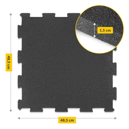 Covoraș sub echipament de fitness 48,5 × 48,5 × 1,5 cm