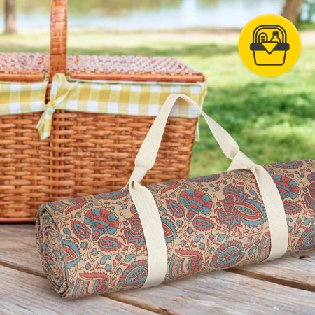 Pătură de picnic pentru plajă 200 x 150 cm, stil oriental