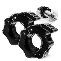 Cleme cu eliberare rapidă QR pentru gât de 25 mm 2 buc. - negru