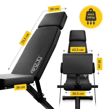 Bancă de antrenament multifuncțională reglabilă pentru exerciții PRO