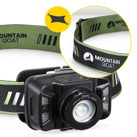 Lampă frontală cu LED Mountain Goat