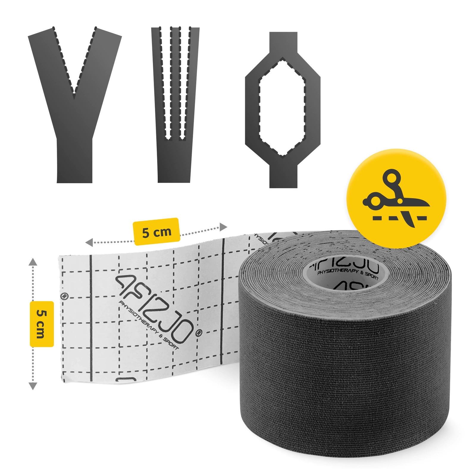 Bandă Kinesiotaping 5 cm x 5 m