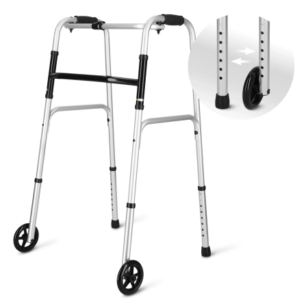 Balcon din aluminiu cu roți