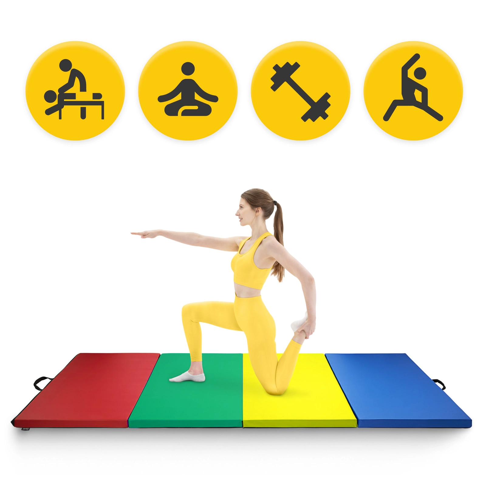 Saltea de gimnastică pliabilă XL