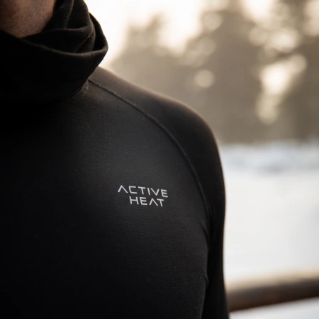 Set de îmbrăcăminte termică unisex – set negru 5-în-1, mărime XL