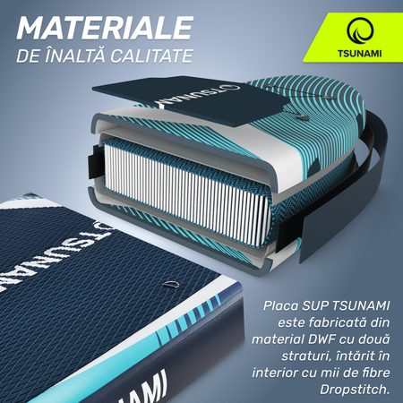 Placă SUP PRO TSUNAMI paddle board 350 cm T12