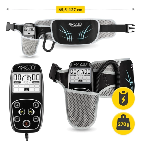 Centura EMS pentru electrostimularea mușchilor abdominali